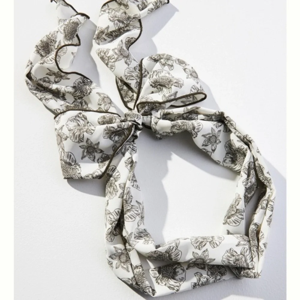 Floral Headband Scarf-Green